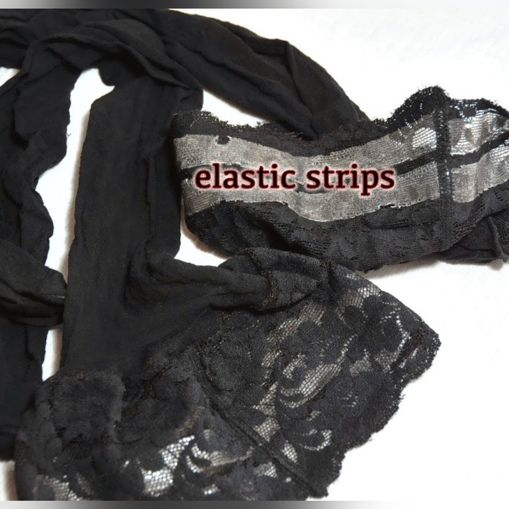 BN (M) Thigh High stockings + elastic stay put grips by Fredericks of Hollywood
